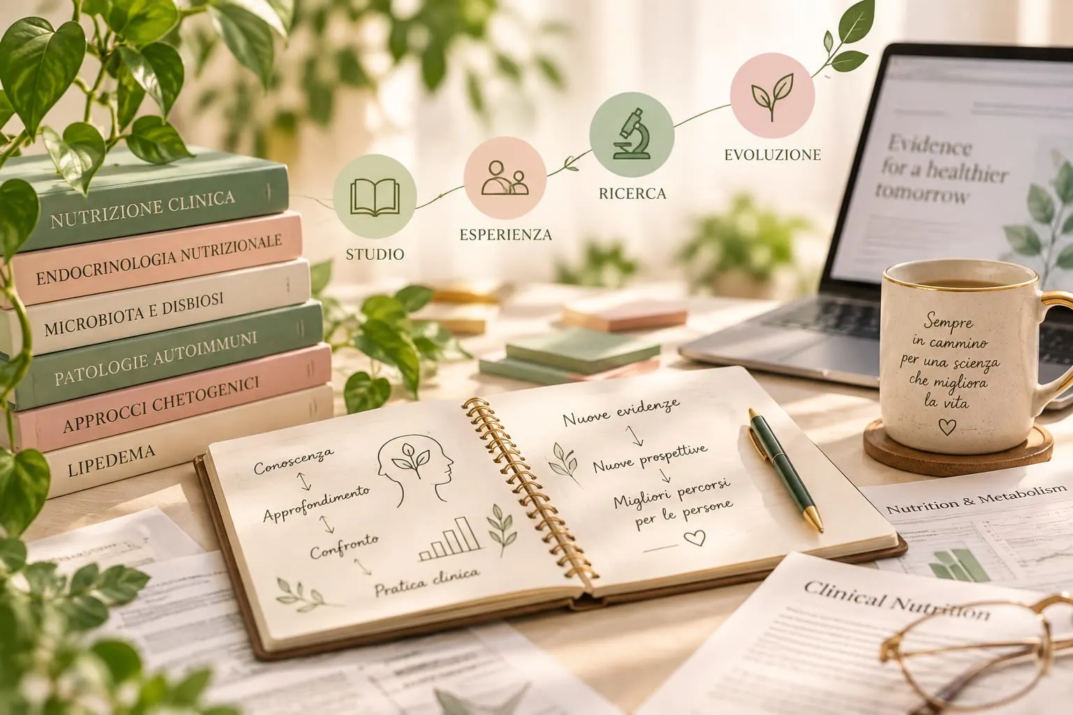 Il percorso verso la nutrizione clinica: studio, esperienza, ricerca, evoluzione