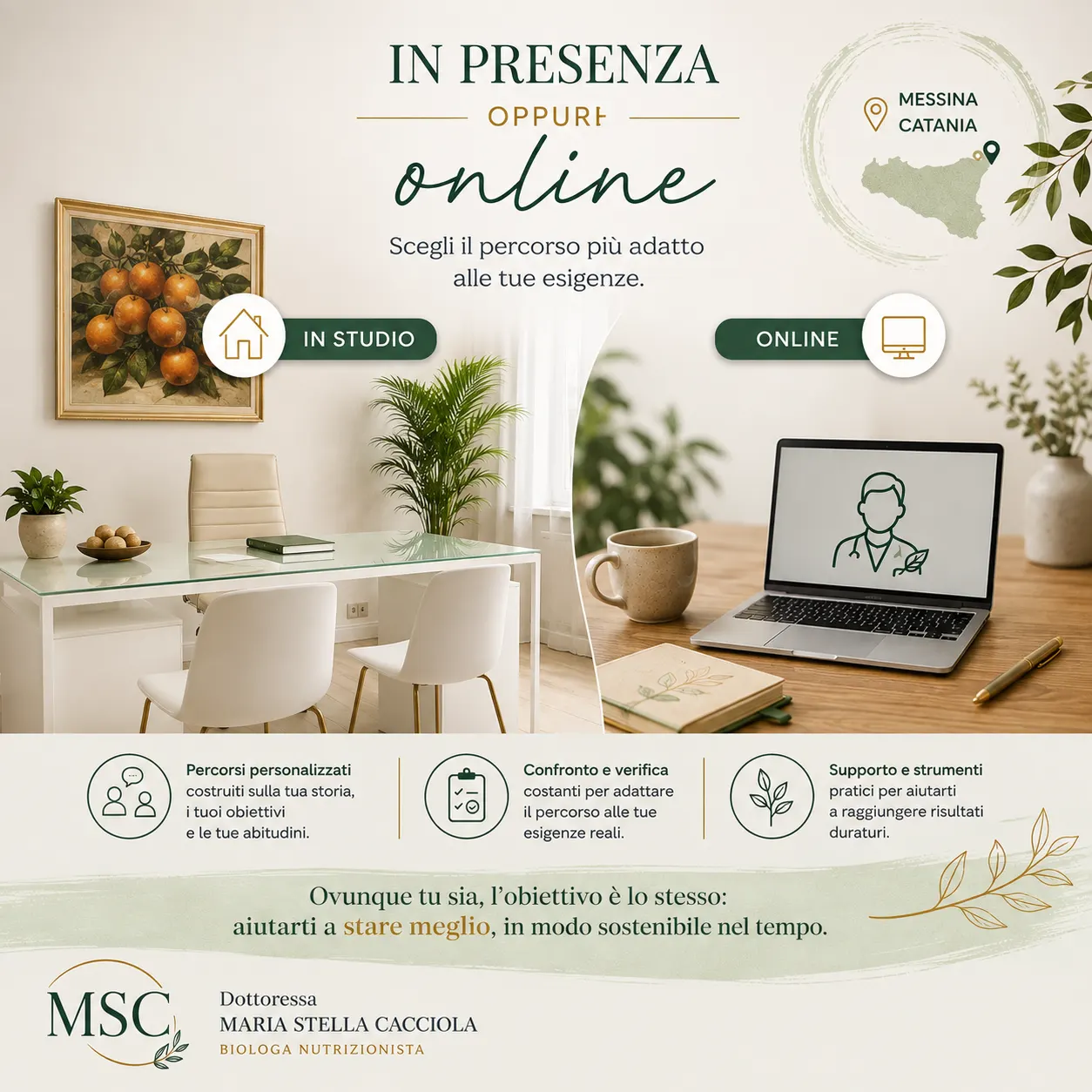 Il Metodo MSC in studio e online