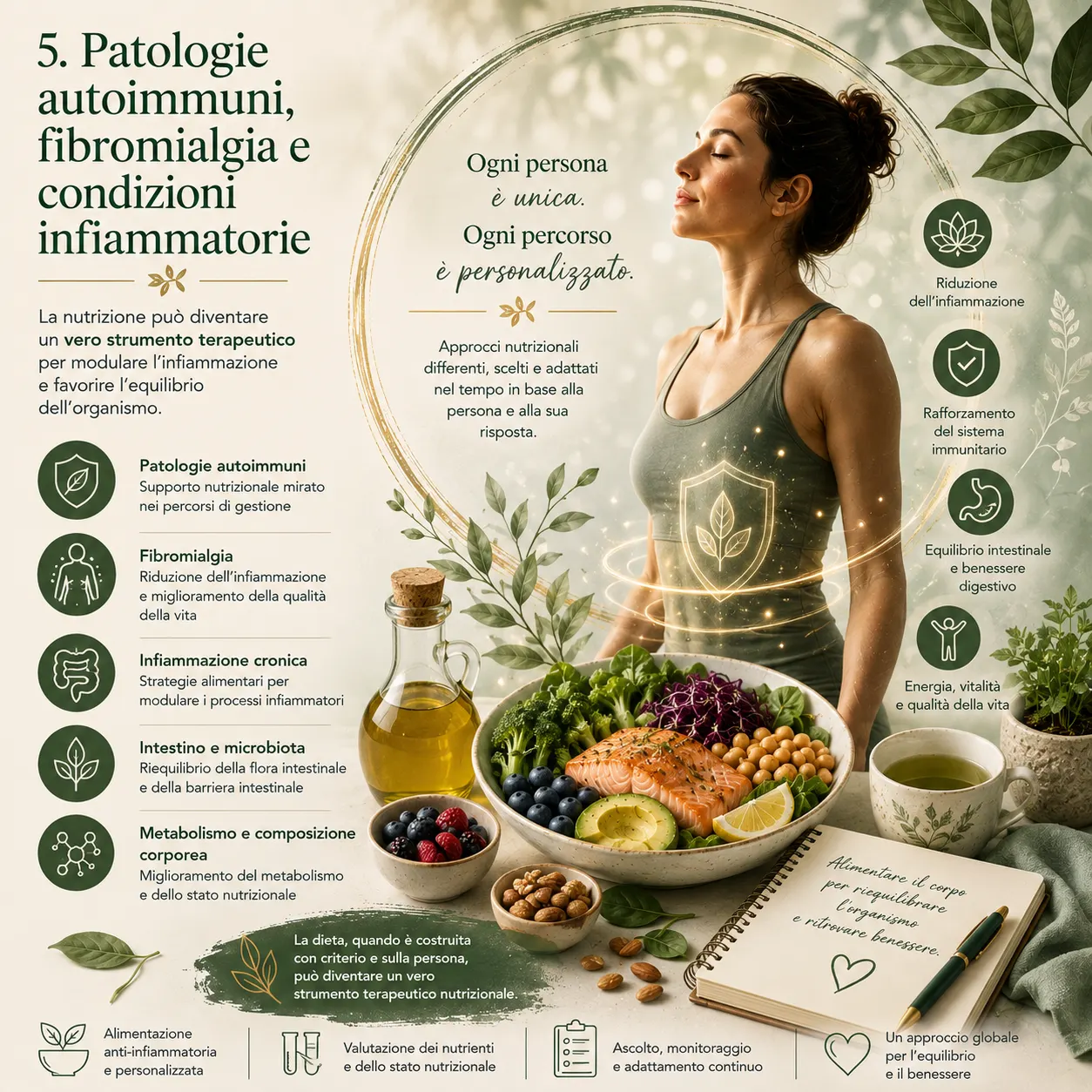 Patologie autoimmuni, fibromialgia e condizioni infiammatorie