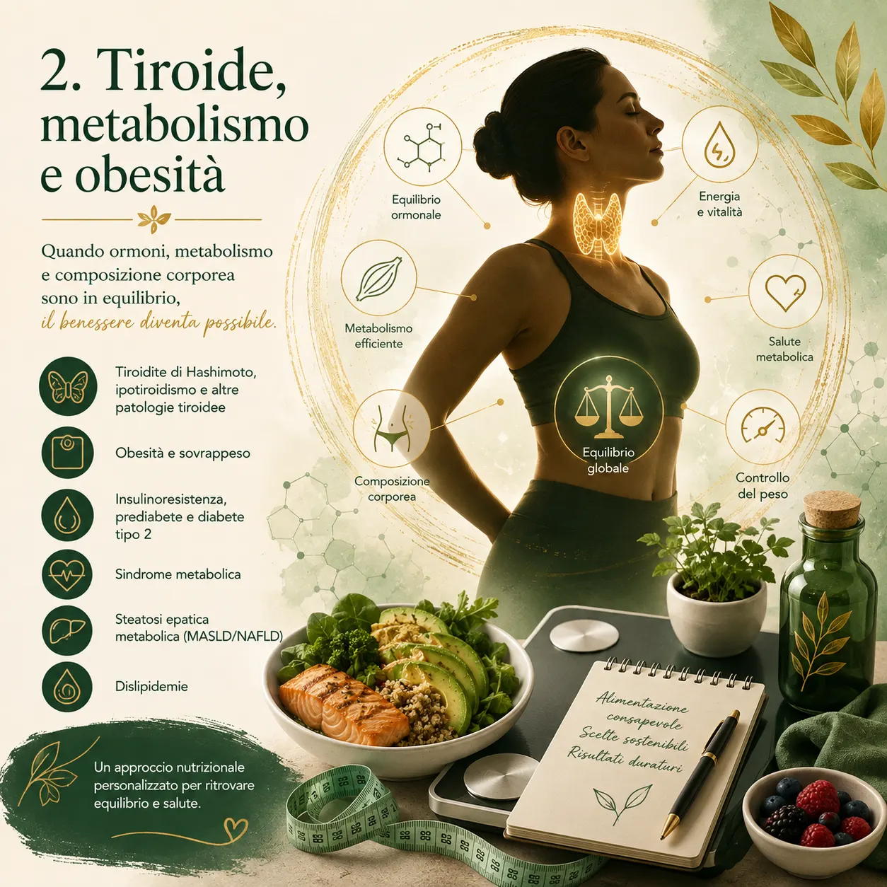Tiroide, metabolismo e obesità